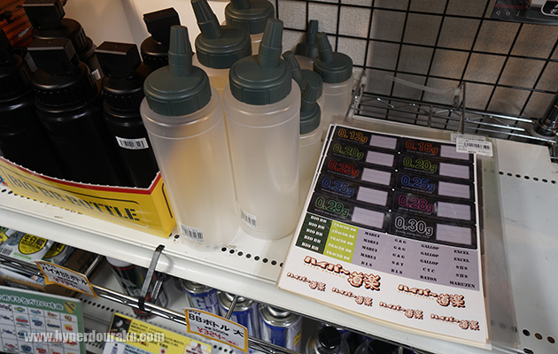 ハイパー道楽オリジナルのBBボトルステッカー