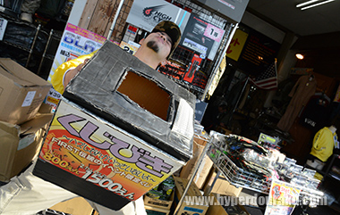 イベント恒例のくじ引き