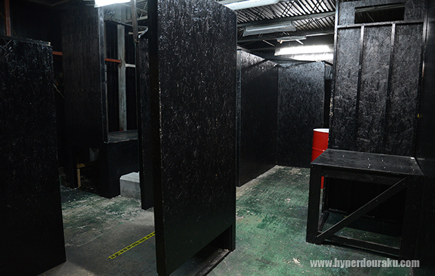 ちょっとした迷路のようなフィールド