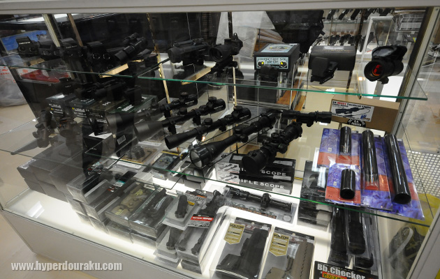 スコープやドットサイト