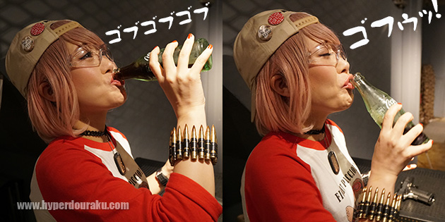 ゴブゴブゴブ…ゴ…、ウッ