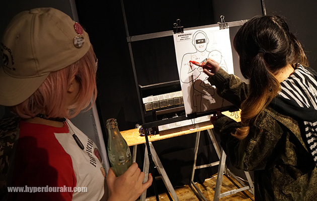 隊員さんに採点