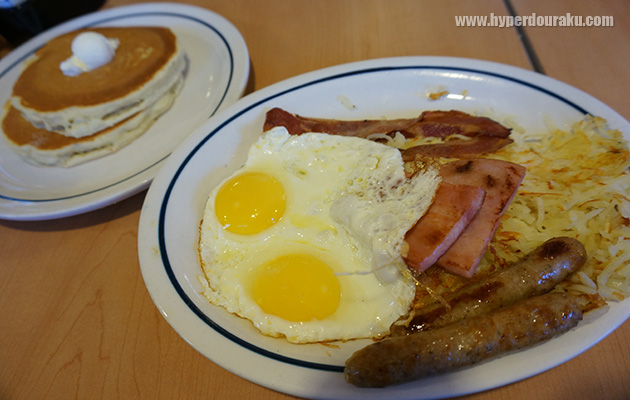 IHOPで朝食