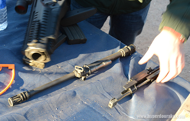 バレルを簡単に引き抜くことができる