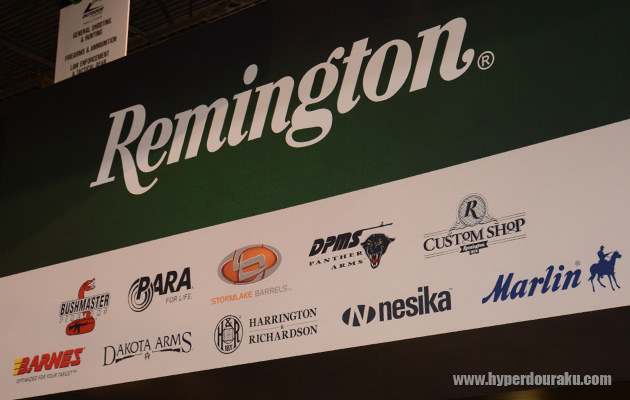 BUSHMASTERやパンサーアームズなども同じブース内