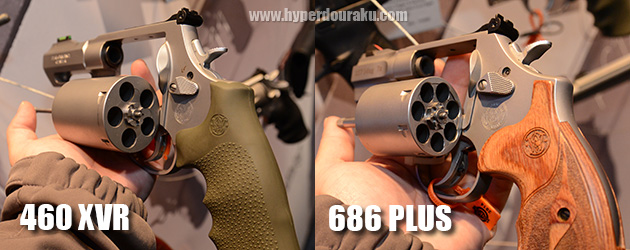 シリンダーをスイングアウト