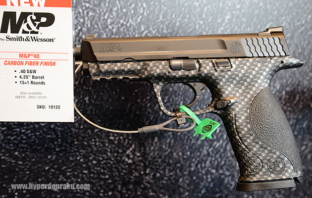 M&P40でもカーボンフィニッシュ