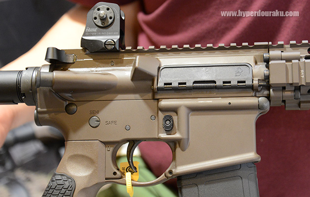 MK18のレシーバー右面