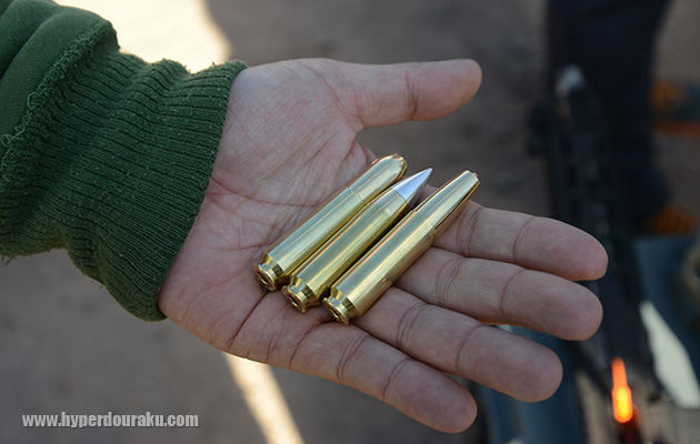 大きなサイズの弾薬