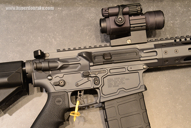 レシーバーの肉抜き加工