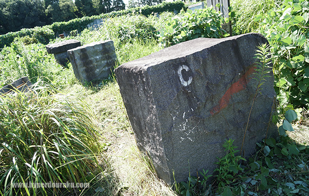 石材のバリケが特徴