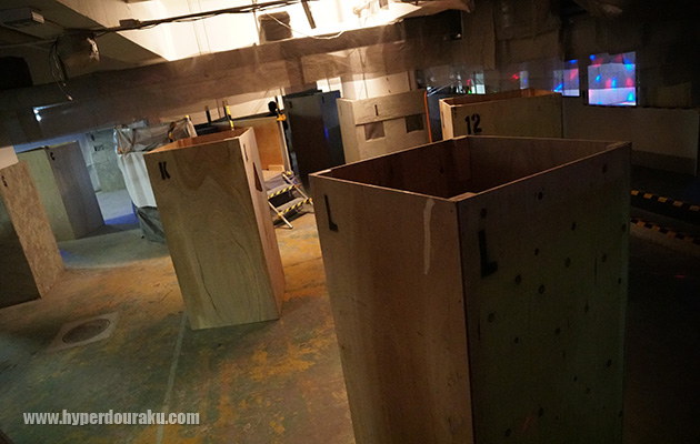 コンパネによるバリケード