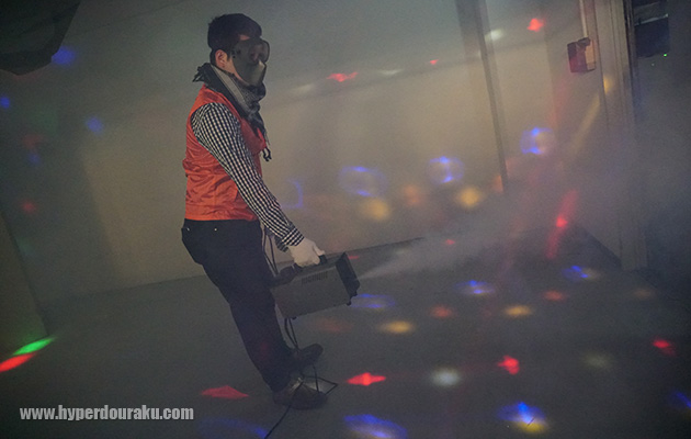 スモークを焚く演出