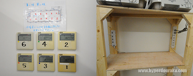 フィールド内空調を完備