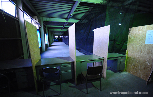 40mのロングなシューティングレンジ