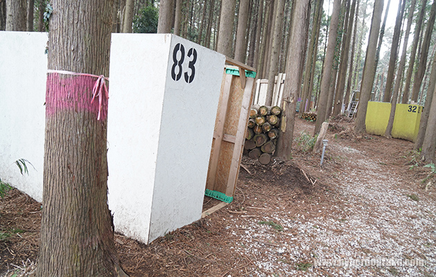 人口障害物と樹木のバランス