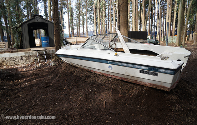 小型ボートも配置