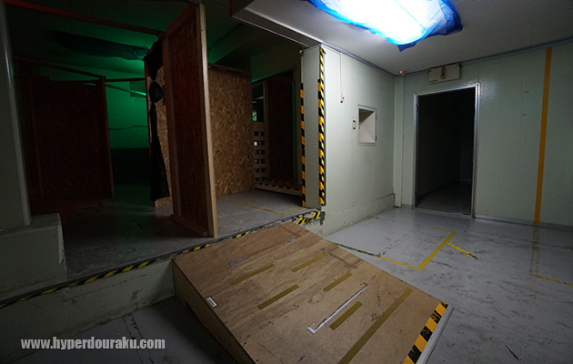 B、C、Dエリアとの接続場所