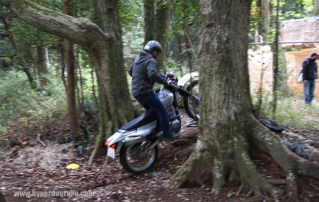 トライアル競技のような