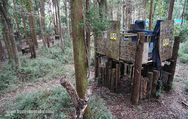 Cフィールド方向の谷斜面