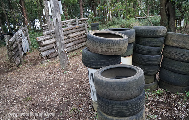 バリケの隙間から