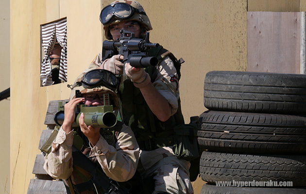 モスカート仕様のLAWを撃つデルタ