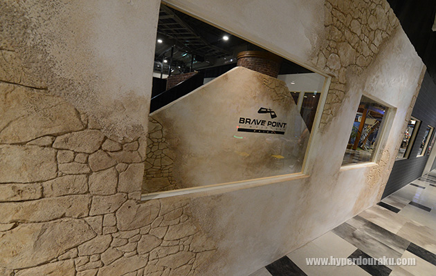 フィールド内を観戦