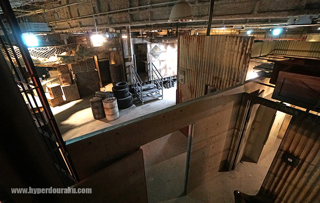 フィールド内は作りこまれた造形