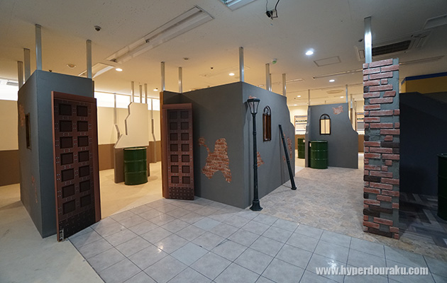 街灯など雰囲気が良い