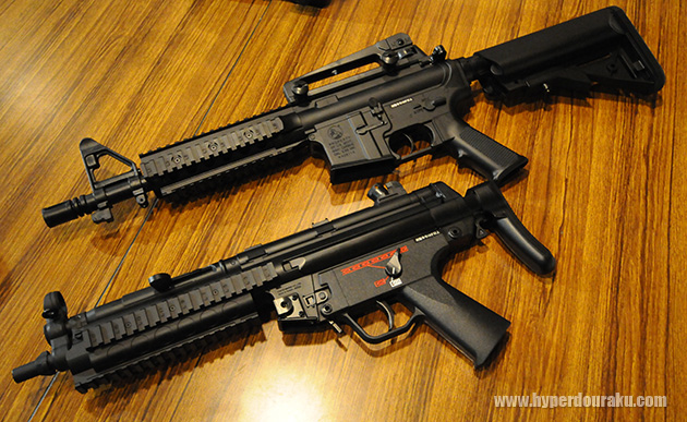 ライトプロのM4とMP5