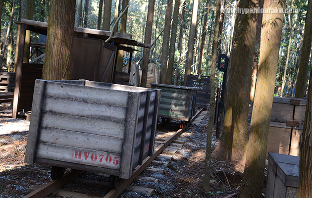 複線のトロッコレール