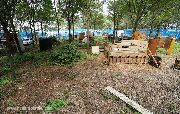 CQBフォレストのフィールドサイズ