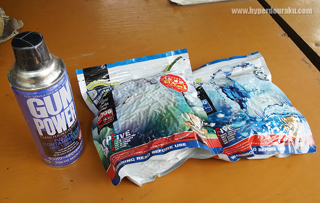 BB弾、ガスの販売