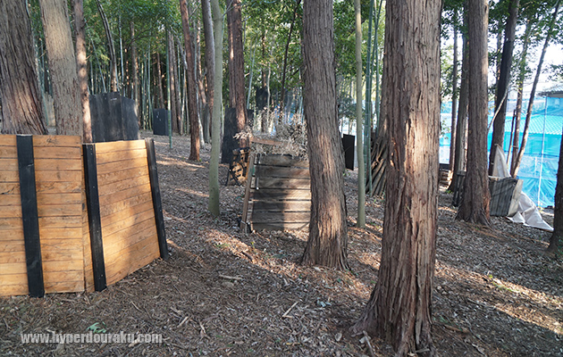 数メートルは高低差