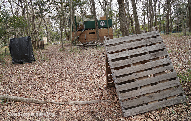 フィールドは森林型のアウトドア