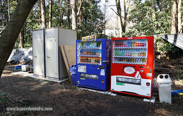 ドリンクの自販機
