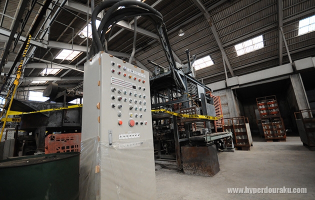 倉庫や製造マシンがそのまま設置