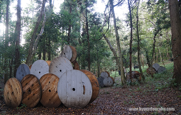 木製ケーブルリール