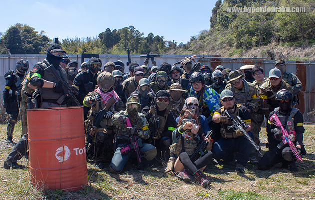 らんまるぽむぽむタイプαさんは記念写真を撮る