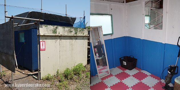 女子更衣室完備