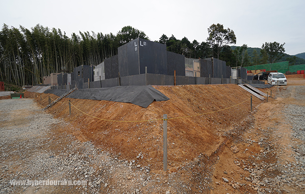 段々畑のような構造