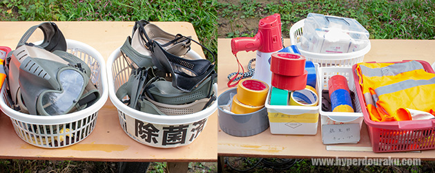 マスクやマーカー