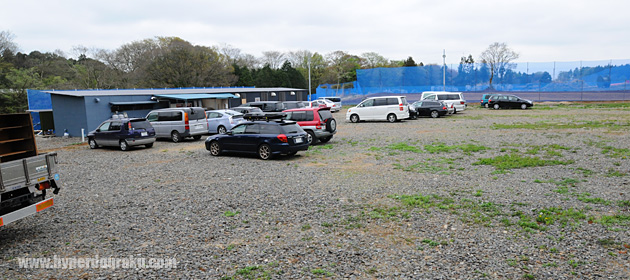 200台駐車可能な無料駐車場