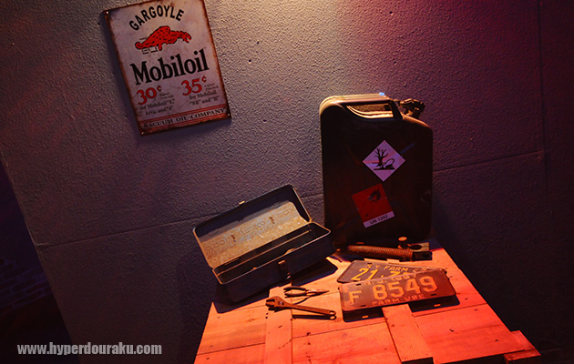 車庫エリアの小物類