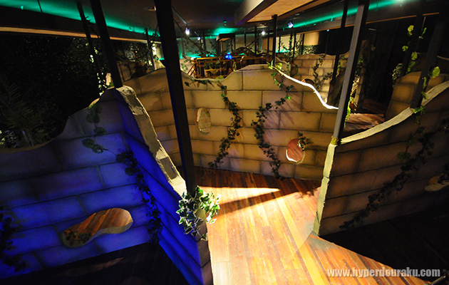 コンパクトなインドアフィールド