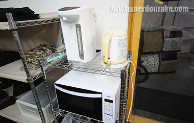 ポット、電子レンジ