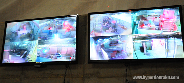 フィールド内8か所のカメラ映像