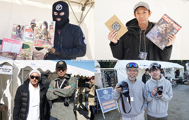 アームズマガジン、ピースコンバット、MJマガジンといった雑誌メディア、ミリブロ、SG-FASHION-SNAP.COMといったネットメディア