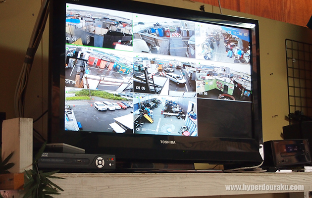 監視カメラの映像