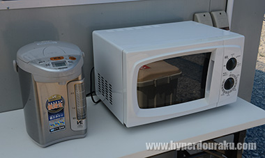 電子レンジとポット